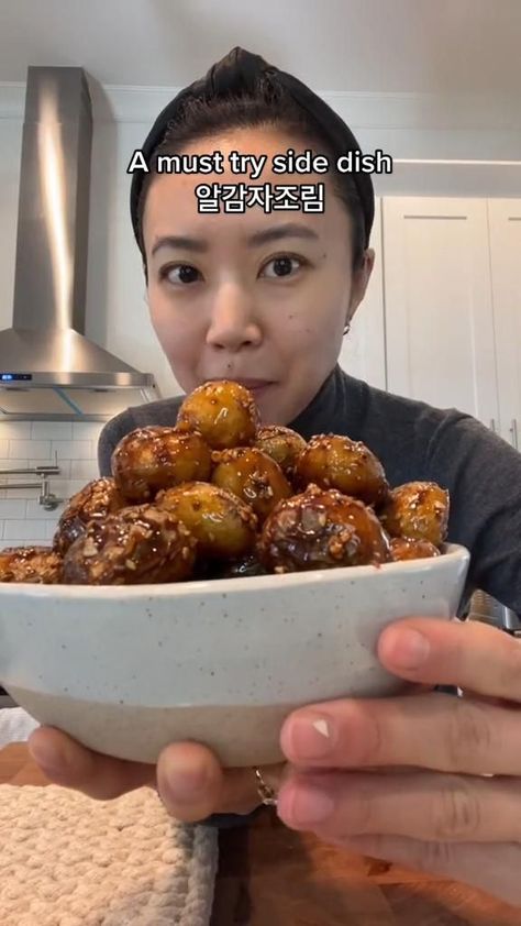 Soy Braised Baby Potatoes (Algamja-jorim) in 2022 | Vegetarian recipes, Interesting food recipes, Vegan recipes Baby Potatoes, Recipes Vegan, Interesting Food, Food Videos Cooking, Vegan Recipes Healthy, Interesting Food Recipes, Recipes Healthy, Diy Food Recipes, Diy Food