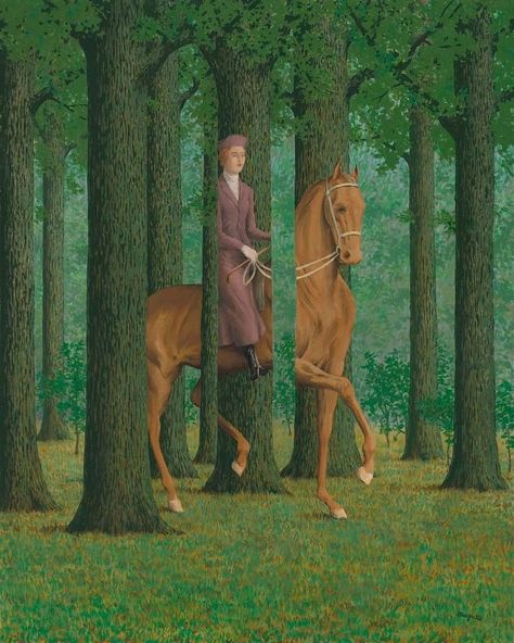 DAILY PAINTINGS WITH EMIL on Instagram: “Rene Magritte, Belgium (1898-1967) The Blank Signature (1965) #renemagritte #magritte #painting#paintings #oilpainting…” Magritte Paintings, Magritte Art, Art Mini Toile, René Magritte, Istoria Artei, French Paintings, Rene Magritte, Classic Paintings, National Gallery Of Art