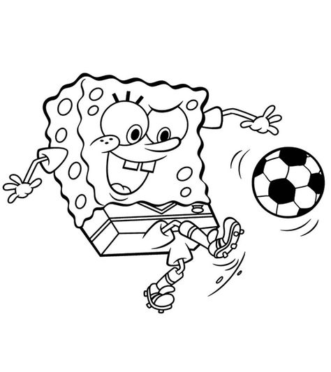 soccer ball coloring page printable nike preschool small games to print Spongebob Coloring, Football Coloring Pages, Sports Coloring Pages, Coloring Activities, Flag Coloring Pages, Detailed Coloring Pages, Pokemon Coloring Pages, Pokemon Coloring, Elementary Art Projects