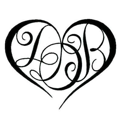 Trying to find matching tats for me and my big sissy, thinking about putting the first letter of our names in the heart Kids Initial Tattoos, Printable Tattoos, Monogram Tattoo, Diy Tattoo Permanent, Initial Tattoo, Tattoos For Daughters, Sister Tattoos, Mom Tattoos, Trendy Tattoos