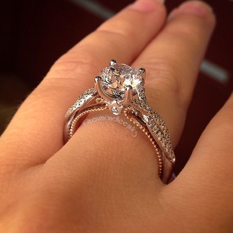 خواتم خطوبة, Verragio Engagement Rings, Dream Engagement Rings, Gold Engagement Rings, Unique Engagement Rings, Bridal Rings, Moissanite Engagement, Diamond Wedding, Ring Verlobung