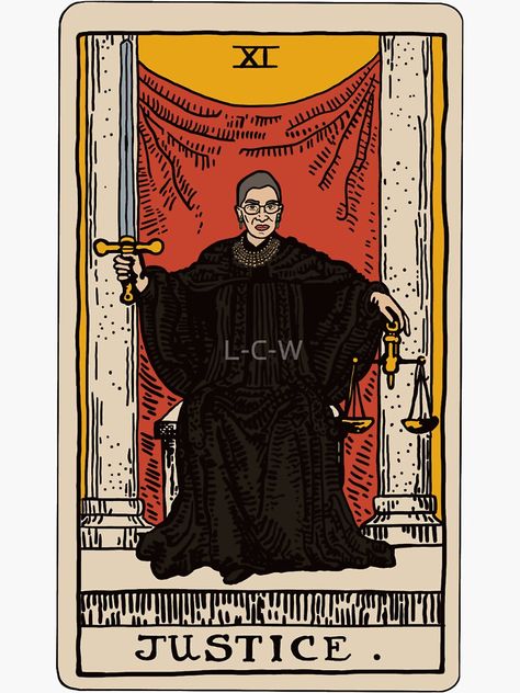 Justice Tarot, Liberal Shirt, Notorious Rbg, Lady Justice, Supreme Court Justices, Justice Shirts, Black Lives Matter Movement, Ruth Bader Ginsburg, Tarot Card