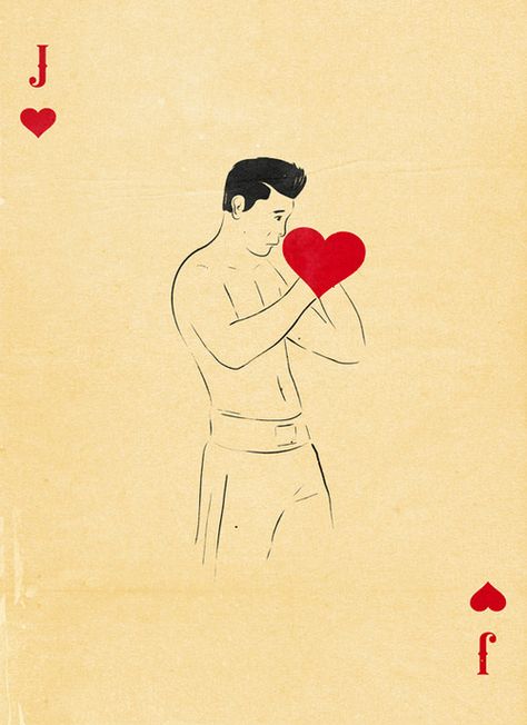 Semi-Transformation Playing Cards by Patrik Svensson: The Jack of Hearts Jack Of Hearts, Hearts Playing Cards, Custom Playing Cards, Playing Cards Art, Card Inspo, Cards Art, Playing Card Deck, Poker Cards, Card Illustration