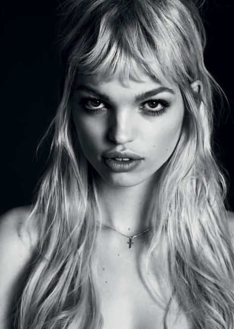 Daphne Groeneveld Lachlan Bailey, Daphne Groeneveld, Sasha Pivovarova, Freja Beha Erichsen, Mario Sorrenti, Short Bangs, Model Face, Hair Reference, Look At You