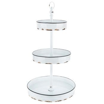 Distressed White 3-Tier Metal Stand Hobby Lobby Furniture, 3 Tier Stand, Tiered Tray Stand, Hobby Desk, Home Decor Frames, Hobby Lobby Christmas, Storage Products, Hobbies To Try, Hobbies That Make Money