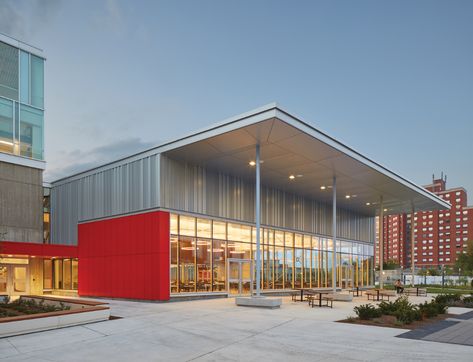 Gallery of Newnham Campus Food Hall, Seneca College / Taylor Smyth Architects - 7 Studying Moodboard, Canadian Architecture, Forest Hills Gardens, Seneca College, Global Architecture, Canada Project, Toronto Architecture, Garden Pavilion, Architecture Images