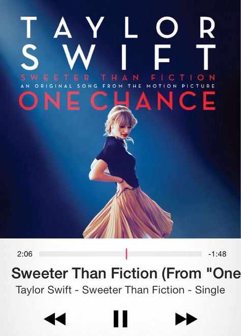 Sweeter than fiction is perfect! @Taylor Swift Sweeter Than Fiction, Taylor R, One Chance, Original Song, Taylor Swift, Swift, Motion, Songs, The Originals