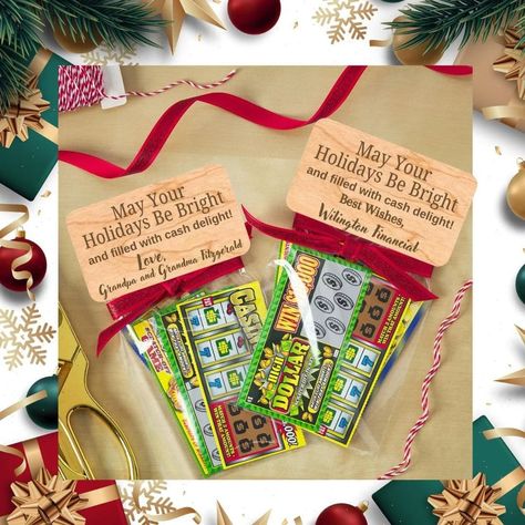 10 PACK Bulk Family Christmas Gifts Lottery Ticket Personalized Package for Multiple Christmas Gifts Lottery Ticket Gift, Employee Christmas Gifts, In Loving Memory Gifts, Coworker Gifts, Coworkers Christmas, Money Gifts, Lottery Ticket, Gifts Set, Christmas Gifts For Coworkers