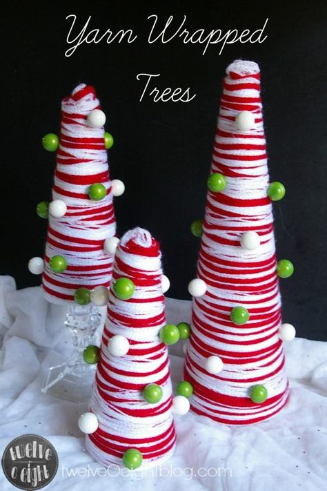 Maker Studio, Whoville Christmas, Cheap Christmas Diy, Coastal Christmas Decor, Christmas Crafts For Kids To Make, Cone Christmas Trees, Craft Kids, Alternative Christmas Tree, Unique Christmas Decorations