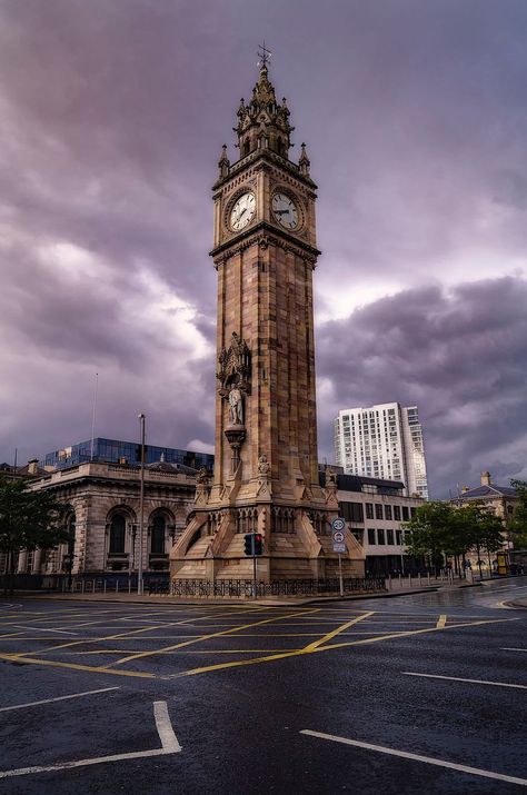 Albert Memorial Clock - Belfast, Northern Ireland Historic Landmarks, Clock Tower, Clock Face, Belfast, Northern Ireland, Ferry Building San Francisco, Big Ben, Cityscape, United Kingdom