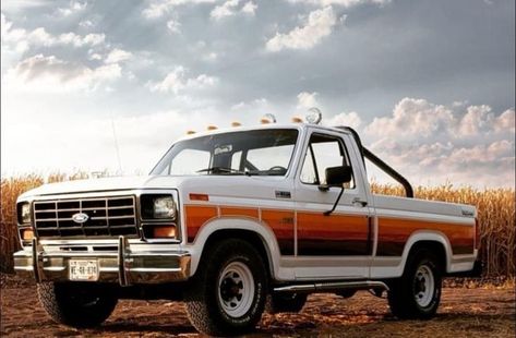 80s Ford Trucks, Baby Trucks, Car Stripes, Classic Ford Trucks, Old Pickup, Old Pickup Trucks, Classic Pickup Trucks, Ford Pickup Trucks, Peterbilt Trucks