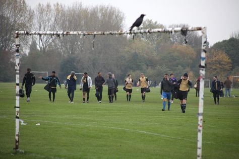 The Hackney and Leyton Sunday Football League has been running since 1946 at east London's, Hackney Marshes and is the one of the most widely recognised grassroots football leagues in the country. Hackney Marshes, Football Snap, Sunday League, London Football, British Things, Art Football, Spiritual Home, Soccer Stuff, Football Pitch