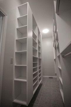 Long Narrow Closet, Narrow Closet Organization, Closet Remodel Diy, Narrow Walk In Closet, Narrow Closet Design, Walk In Closet Dimensions, Narrow Room, Narrow Closet, Closet Dimensions