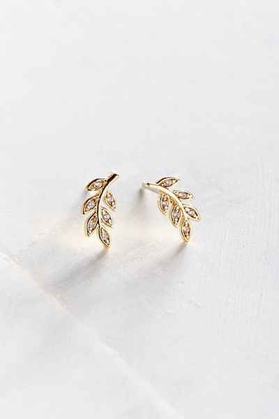 Small Earrings Gold, Stacked Rings, Gold Jhumka Earrings, Leaf Earring, Diamond Pendants Designs, Dainty Necklaces, Silver Gold Jewelry, Antique Bridal Jewelry, Gold Leaf Earrings