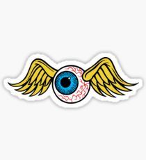 Von Dutch Tattoo, Flying Eyeball Art, Eyeball Design, Flying Eyeball, Eyeball Tattoo, Kustom Kulture Art, Eyeball Art, Von Dutch, Pinstriping