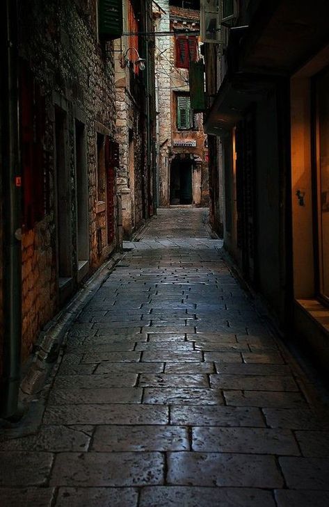 Cobblestone Street, Dubrovnik, Croatia Alley Way, Foto Gif, Dubrovnik Croatia, Dubrovnik, Street Scenes, Macedonia, City Streets, Albania, Slovenia