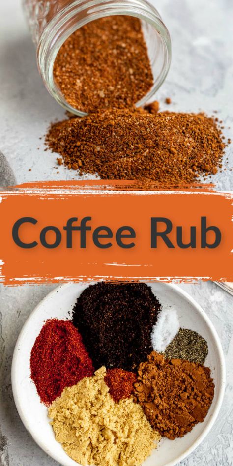 Coffee Rib Rub Recipe, Coffee Brisket Rub Recipe, Meat Rubs Homemade, Steak Coffee Rub Recipe, Coffee Rub Brisket, Coffee Rub Ribs, Coffee Rub For Ribs, Trader Joes Coffee Rub Recipe, Coffee Steak Rubs For Grilling