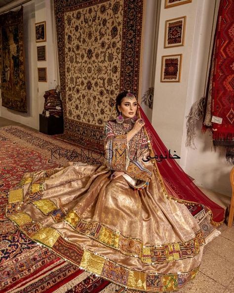 ‎خانومی‎ on Instagram: "THE NEW COLLECTION @omjphotography @saima_akram_academy @selglrx @rugsoflondon @mobinaaa_sk @peaxh_hyo" Afghan Dresses Traditional, Afghan Nikkah, Afghan Wedding, Dresses Traditional, Afghan Fashion, Afghan Clothes, Wedding 2025, Afghan Dresses, Kochi