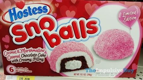 Hostess Limited Edition Sno Balls Pringle Flavors, Mini Sala, Hostess Snacks, Debbie Snacks, American Snacks, Packaged Snacks, Junk Food Snacks, Cream Filling, Brownie Bites