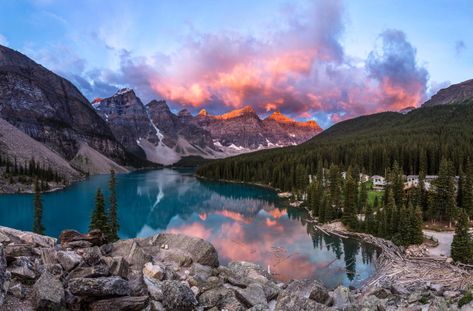 Landscapes of Canada http://cottagelife.com/89847/environment/plants-trees/20-gorgeous-landscapes-that-will-make-you-proud-to-be-canadian Beautiful Places In Canada, Moraine Lake Canada, Places In Canada, John Depp, Canada Landscape, Banff National Park Canada, Canada National Parks, Earth Pictures, Moraine Lake