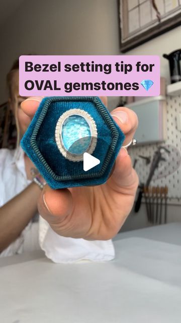 176K views · 5.2K likes | Misja Paulina on Instagram: "I’m excited to share this secret to crafting the perfect bezel for an oval gemstone! 🌟✨ Measure your gemstone’s length and width in millimeters, add them together, and divide by two for the average diameter. Add the thickness of your bezel wire (also in mm), multiply by pi (diameter + metal thickness * 3.14). Once soldered and attached to your ring, you’re all set to elegantly place your stone. Save this formula for future reference and create flawless bezel settings every time! Feel free to share the ring you create using this formula—I’d love to see your masterpiece! 💎🔧 #bezelsettingtips #jewelrycraftingsecrets #ovalgemstonemagic" Bezel Wire, Silversmithing Jewelry, Bezel Setting, Jewelry Crafts, Divider, To Share, Feel Free, Gemstones, Feelings