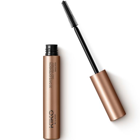 Achieve a false lash effect with the KIKO Milano 30 Days Extension Mascara. The multi-tasking mascara combines the visible lash-lengthening benefits of mascara with the nourishing treatment of a lash serum. 
The flexible elastomer brush evenly coats each lash with jet-black pigments, while defining and volumising for a dramatic finish. Tanning Moisturizer, Mist Diffuser, Gift Makeup, Hair Color Shampoo, Black Pigment, Lash Serum, Skincare Gift Set, Kiko Milano, Exfoliate Face