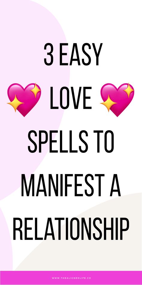 3 Easy Love Spells To Manifest Your Next Relationship Manifest Love Spell, Love Manifestation Spell, Love Manifestation, Easy Love Spells, Manifest Love, Law Of Attraction Love, Love Spells, How To Manifest, A Relationship