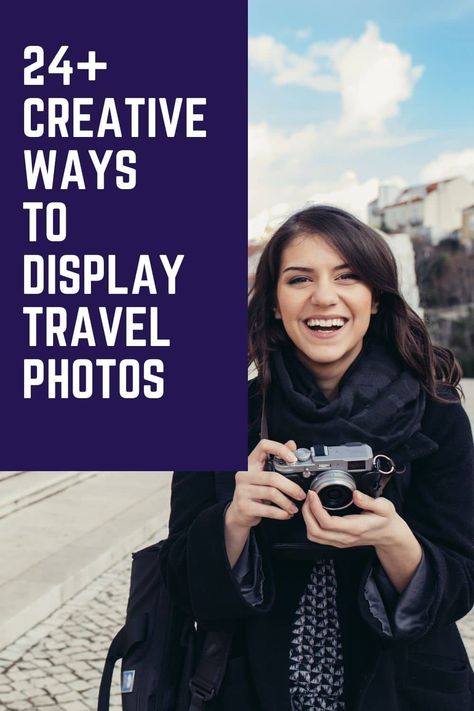 Interesting, fun, and creative ways to display your travel photos! From photo albums, to creative home decor, to personalized gifts - there's something for everyone. Decorating With Vacation Photos, Display Landscape Photos, Creative Ways To Display Photos, Photo Album Display, Travel Photos Display, Photo Phone Case, Travel Memorabilia, Scenery Photos, Photo Coasters