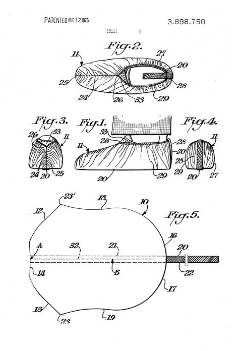 US3898750A - Universal size disposable shoe cover - Google Patents Bowling Shoe Covers Pattern, Sewing Form, Mickey Mouse Shoes, Minnie Mouse Costume, Saddle Cover, Shoe Cover, Bowling Shoes, Sewing Patterns Girls, Tablet Weaving