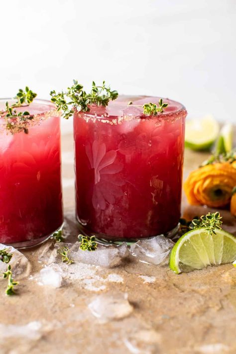 Orange Hibiscus Mai Tai | halfbakedharvest.com Hibiscus Flower Tea, Caribbean Drinks, Citrus Drinks, Curry Ketchup, Cocktail Fruit, Spring Cocktail, Dried Hibiscus Flowers, Orange Hibiscus, Jalapeno Margarita