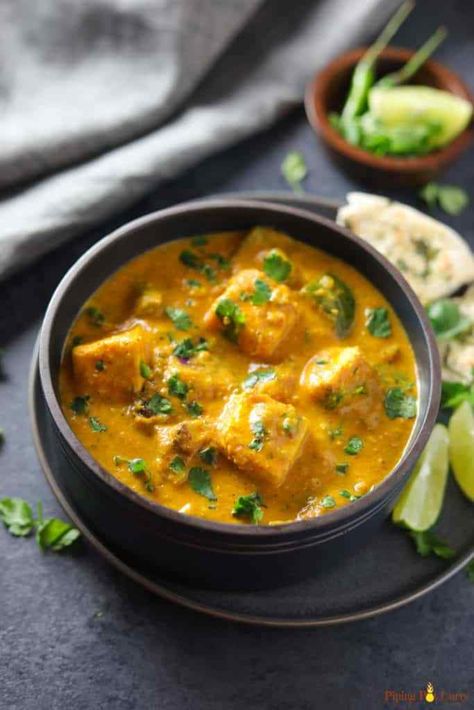 Instant Pot Paneer Tikka Masala is a flavorful and aromatic curry, made with marinated and grilled paneer cubes simmered in a rich onion tomato gravy along with warm spices. | #paneer #tikka #instantpot #pressurecooker #vegetarian #glutenfree #pipingpotcurry | pipingpotcurry.com Veg Cutlet, Instant Pot Indian, Paneer Tikka Masala Recipe, Cutlet Recipes, Paneer Tikka Masala, Grilled Paneer, Veg Meals, Indian Vegetarian Recipes, Desi Khana