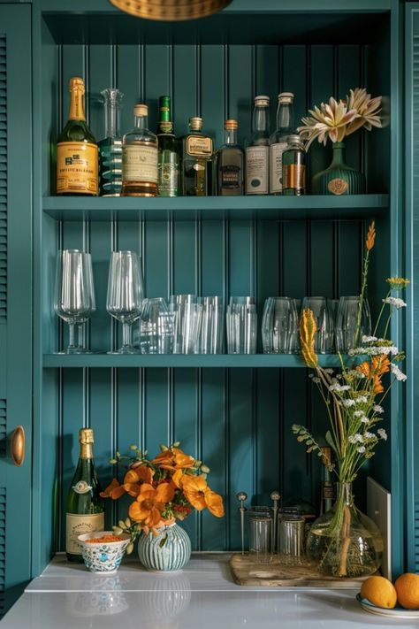 Looking for ways to transform your kitchen without a complete remodel? Check out these stylish kitchen bar cabinet ideas that bring a fresh, modern look to your home. From creative storage solutions to chic décor inspiration, these ideas will help you create the perfect entertaining space. Discover unique designs that blend luxury with functionality, ensuring your bar area is not only beautiful but practical as well. Your friends will love the ambiance, and you'll enjoy its convenience and class in your home! Kitchen Bar Cabinet, Bar Cabinet Ideas, Home Bar Storage, Lancaster House, 2024 Interior Design, Home Bar Setup, Bar Aesthetic, Home Bar Areas, Farmhouse Coffee Bar