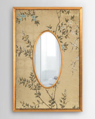 H8R27 John-Richard Collection Blossom I Mirror Chinese Mirror, Mirror Frame Ideas, Wall Shrines, Mirrors For Bathroom, New Classic Design, Were Open, John Richard Collection, Parisian Decor, Handmade Mirror