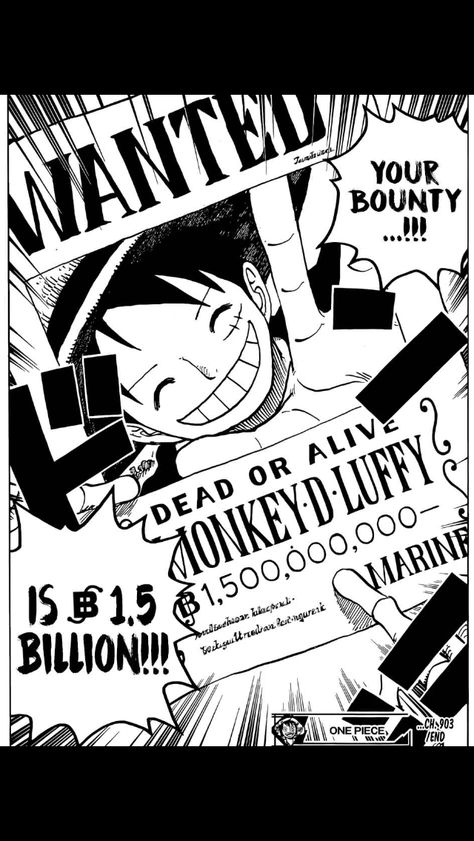 One Piece Ch. 903 Luffy Bounty, Best Action Anime, Big Mom Pirates, One Piece Ep, One Piece Bounties, Big Mom, One Piece Figure, One Piece Chapter, Manga Naruto