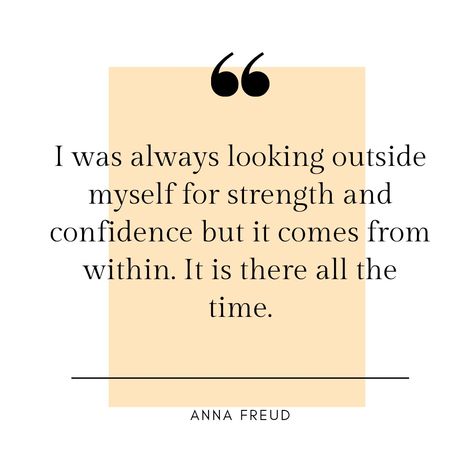 By Anna Freud Anna Freud Quotes, Anna Freud, Sigmund Freud, How To Stay Motivated, Confidence, Things To Come, Quotes