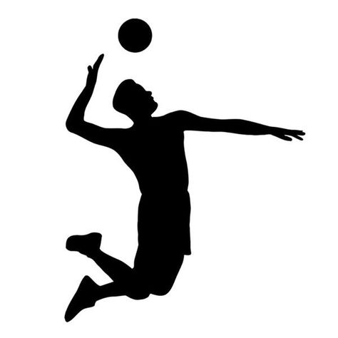 Volleyball Spiker, Volleyball Silhouette, Volleyball Drawing, Sports Creative, Silhouette Sport, Ball Vector, Grad Cards, Crazy Wallpaper, Black Background Images