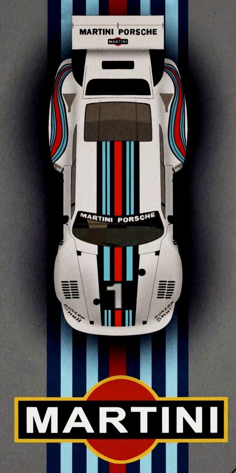 Martini Aesthetic Wallpaper, Porsche Martini Wallpaper, Martini Livery, Martini Porsche, Porsche Martini, Retro Racing Poster, Vintage F1 Poster Mclaren, Auto Racing Posters, Martini Racing Porsche