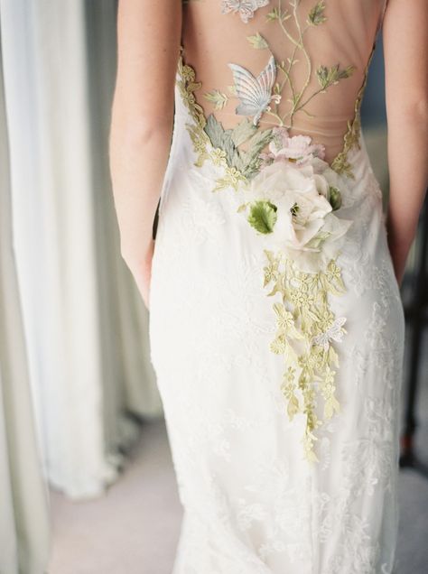 Wedding Dresses With Color Accents, Wedding Dress With Color, Wedding Dresses With Color, Woodland Wedding Dress, Barnyard Wedding, Wedding Forest, Lace Sweetheart Wedding Dress, Sheath Wedding Dress Lace, Enchanted Forest Wedding