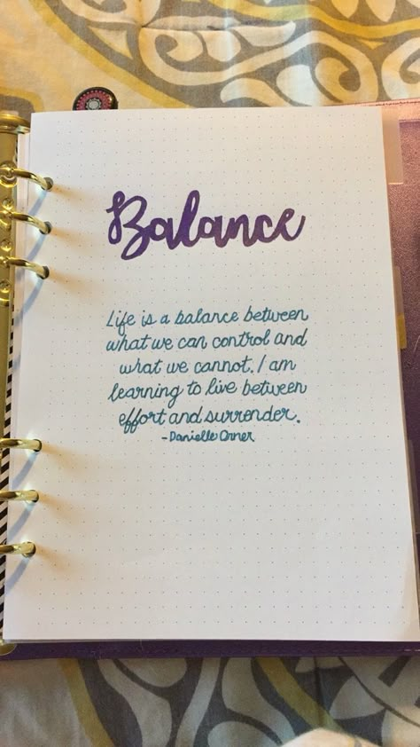 My word of the year. Balance Word Of The Year, Word Of The Year Planner Page, Word Of The Year Journal, Word Of The Year Balance, Bujo Word Of The Year, Pretty Journal Pages Layout, 2025 Word Of The Year, Jw Journaling, Year Bullet Journal