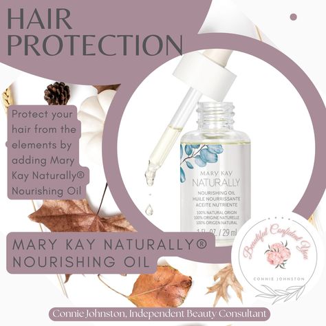 The Naturally Nourishing Oil adds a boost of hydration and nourishment to your split ends and it adds shine. Mary Kay Naturally Nourishing Oil, Mary Kay Spring 2024, Mary Kay Memorial Day Sale, Mary Kay Product Of The Month, Mary Kay Serum C + E, Mary Kay Cosmetics, Mary Kay Business, Beauty Consultant, Naturally Beautiful