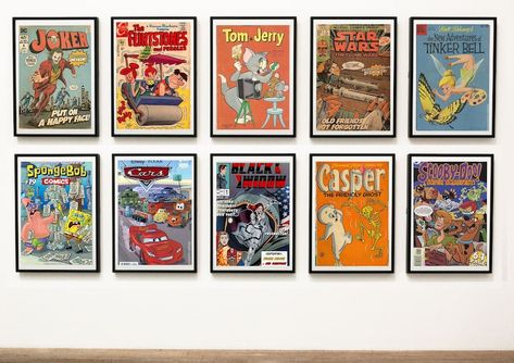 35 Vintage Comic Book Covers Posters Wall Decor Digital Download READ ITEM DESCRIPTION - Etsy UK Vintage Comic Book Covers, Book Wall, Vintage Comic Books, Posters Wall, Comic Book Covers, Vintage Comics, Book Covers, Comic Book, Poster Wall