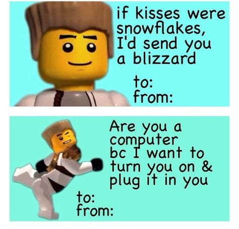 Happy valentines day from Zane Ninjago Valentines, Lego Area, Valentine Card Template, Ninjago Memes, Lego Ninjago Movie, Having No Friends, Funny As Hell, Pick Up Lines, Hysterically Funny