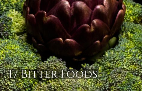 Hildegard of Bingen already knew about the importance of bitter as part of our diet. Here you find our list of 17 foods that contain bitter substances. Bitter Foods List, Bitter Foods, Gallbladder Health, Cleansing Foods, Hildegard Of Bingen, Food Details, Bitters Recipe, Low Sodium Diet, Foods Healthy