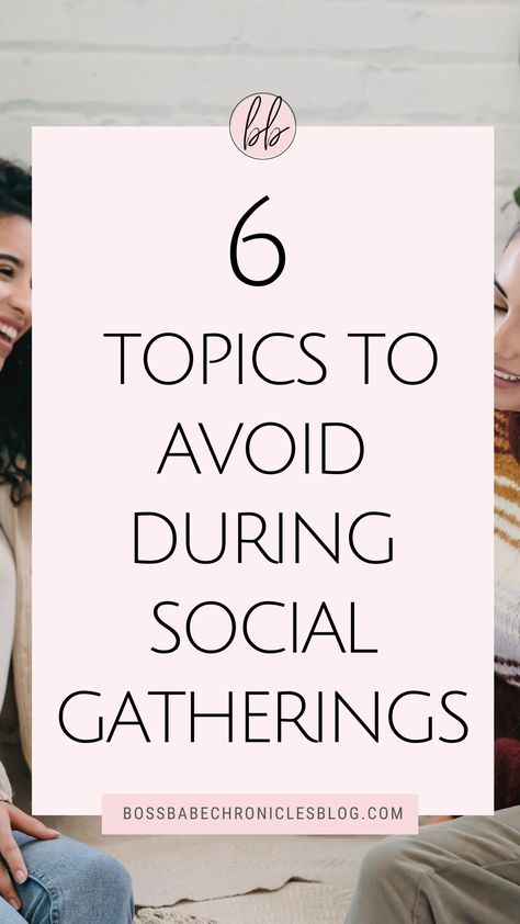 In any social setting, it is essential to foster a pleasant and inclusive environment where everyone feels comfortable and respected. While discussions can be engaging and enlightening, there are certain topics that should be off-limits in order to prevent discomfort, arguments, and potential offense. This blog post aims to shed light on some taboo topics Taboo Topics, Shed Light, Love Tips, Social Gathering, Boss Babe, Personal Growth, Self Help, Self Improvement, Personal Development