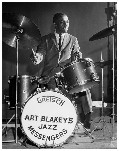 Art Blakey, 1951 by William "PoPsie" Randolph — Mr Musichead Gallery Art Blakey, Jazz Players, Thelonious Monk, Jazz Artists, Jazz Club, All That Jazz, Jazz Musicians, Jazz Blues, Big Band