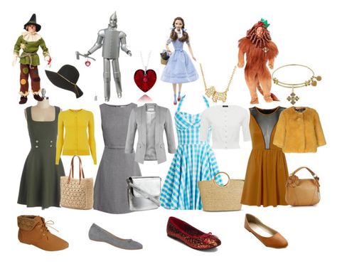 "Wizard of Oz" by misstiffiniemae ❤ liked on Polyvore Wizard Of Oz Bounding, Wizard Of Oz Outfit Ideas, Wizard Of Oz Inspired Outfits, Savannah Outfits, Cartoon Halloween Costumes, Oz Costume, Broadway Costumes, Disney Dress Up, Trendy Music