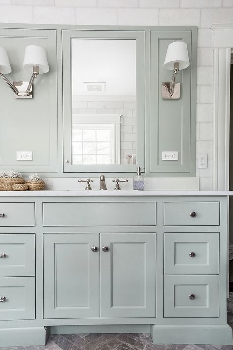 Farrow and Ball Light Blue No. 22 paint color Farrow and Ball Light Blue No. 22 #FarrowandBallLightBlue #FarrowandBallNo22 Farrow And Ball Light Blue Bathroom, Farrow And Ball Light Blue Cabinets, Farrow And Ball Light Blue 22, Light Blue By Farrow And Ball, Light Blue Cabinets Bathroom, Light Blue Farrow And Ball, Farrow And Ball Light Blue, Family Room Cabinet, Cabinet Colours