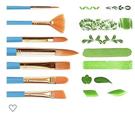 Drawing Tools Art Supplies, Round Paint Brush, Face Paint Brushes, Art Supplies Gift, Tools Art, Different Types Of Painting, Oil Paint Brushes, Painting Tool, Acrylic Paint Brushes