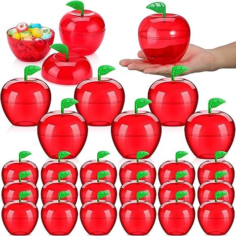 Apple Container, Apple Teacher Gifts, School Party Favors, Snow Party, Valentines Party Decor, Gifts Amazon, Apple Gifts, Halloween Christmas Decorations, Apple Decorations