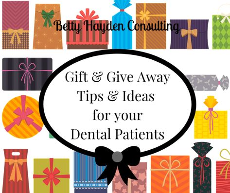 dental patient and referring doctors gift ideas give away ideas for dental patients dentist office Dental Office Management, Teeth Whitening Mouthwash, Childrens Dental Health, Dental Health Month, Dental Implant Surgery, Dentist Humor, Dental Gifts, Dental Marketing, Dental Kids